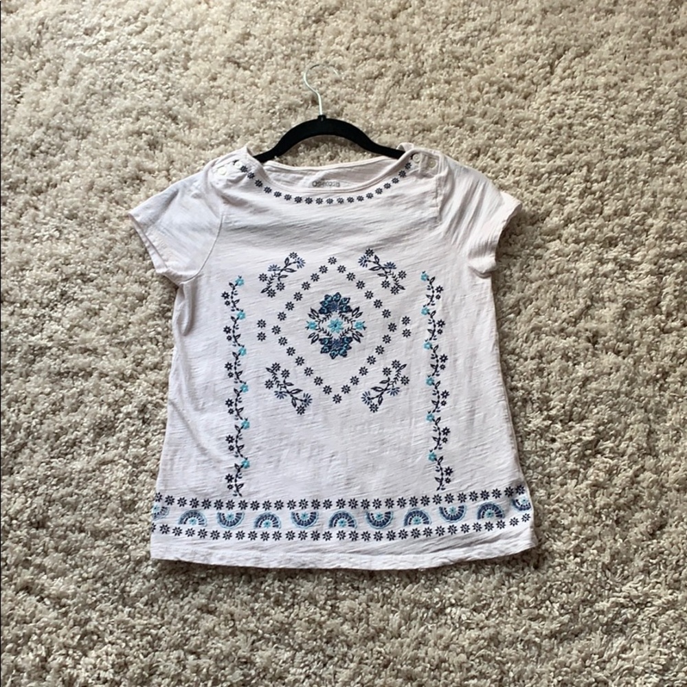 Kids Blue Floral Top